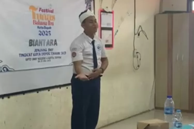 M Khafiz Ghaisani seorang siswa kelas 8 SMPIT Arafah yang berhasil sabet juara 2 lomba bintara di FTBI Tingkat Kota Depok 2025.  (DOKUMEN SEKOLAH)