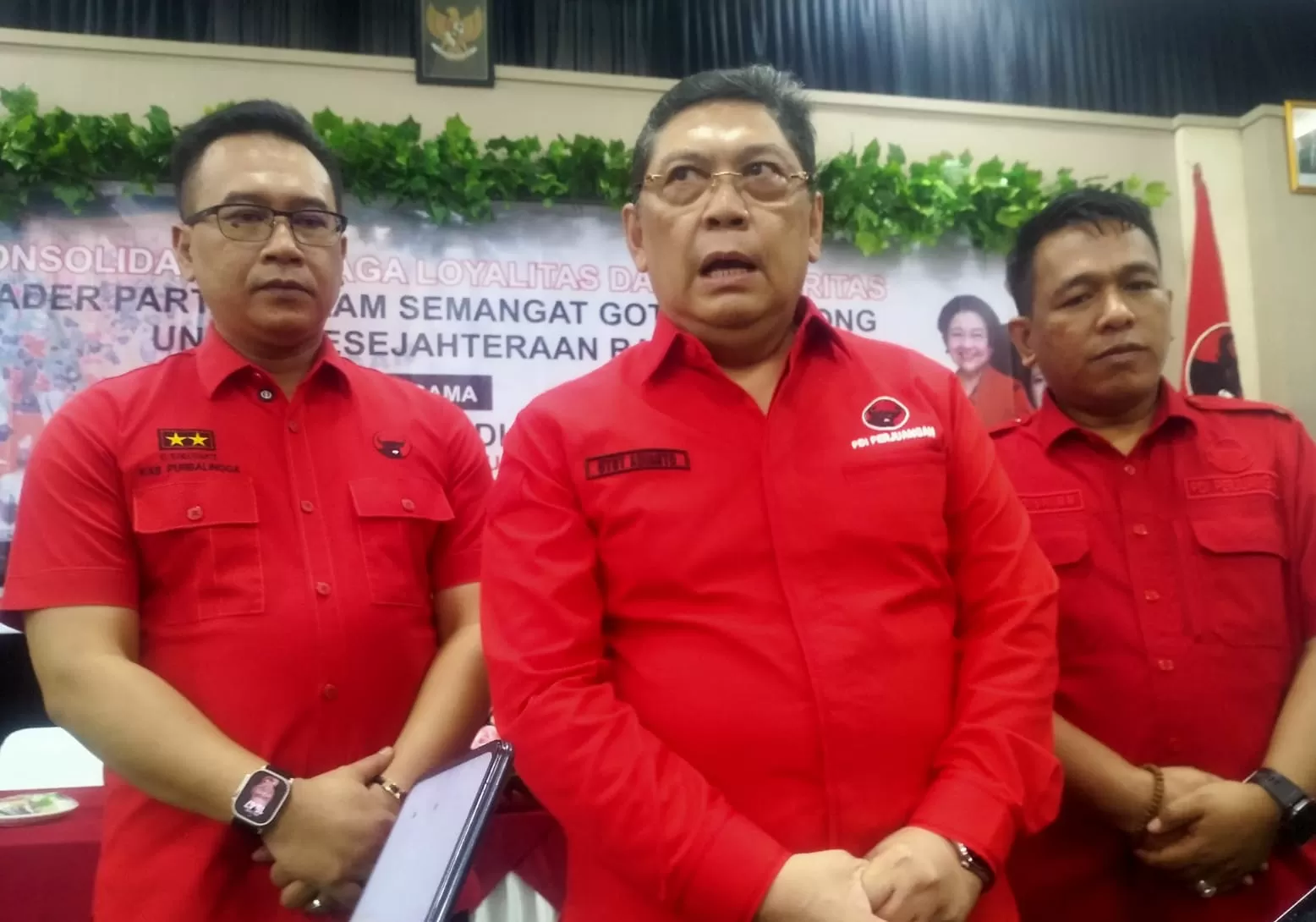 Utut  Adianto kunjungan kerja partai di Purbalingga (TOTO R)