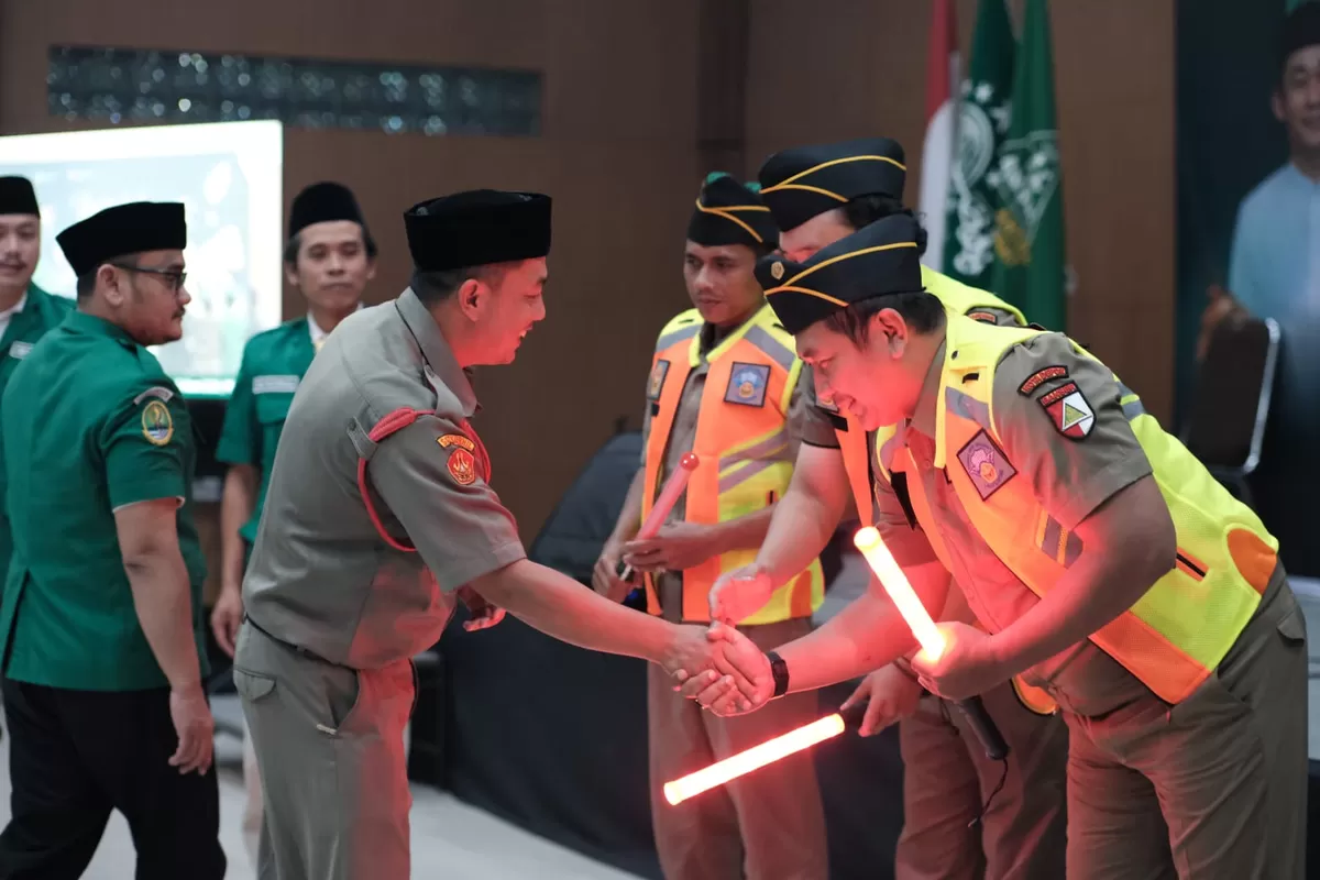 GP Ansor meresmikan 135 posko mudik Banser di Wilayah Jawa Barat. (FOTO: Ist)