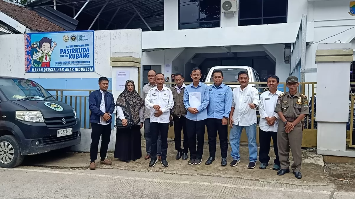Satgas Makan Bergizi Gratis Cianjur sambangi Desa Kubang. (FOTO: st)