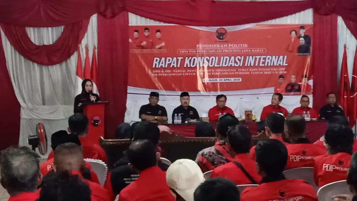 PDI Perjuangan Cianjur targetkan pembentukan pengurus hingga tingkat RW. (FOTO: Ist)