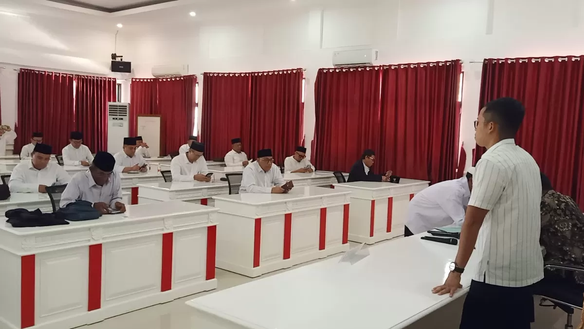 Puluhan peserta jalani uji dasar BAZNAS Cianjur. (FOTO: Ist)