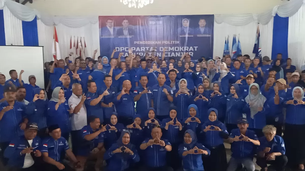 Keluarga besar Partai Demokrat Cianjur. (FOTO: Ist)