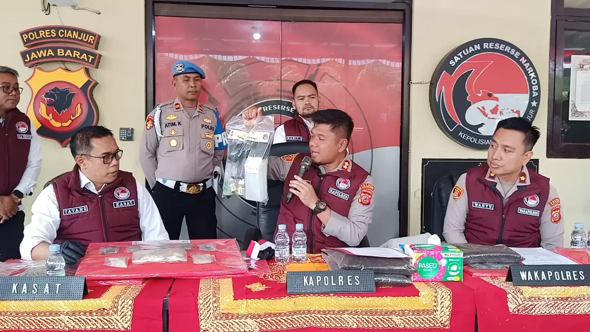Polres Cianjur ungkap peredaran Narkoba dan obat terlarang selama Agustus 2026. (FOTO: Ist)