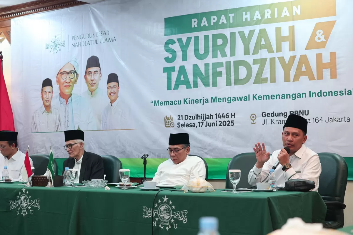 Bendahara Pengurus Besar Nahdlatul Ulama (PBNU) Gus Gudfan Arif Ghofur saat menghadiri kegiatan. (FOTO: Ist)