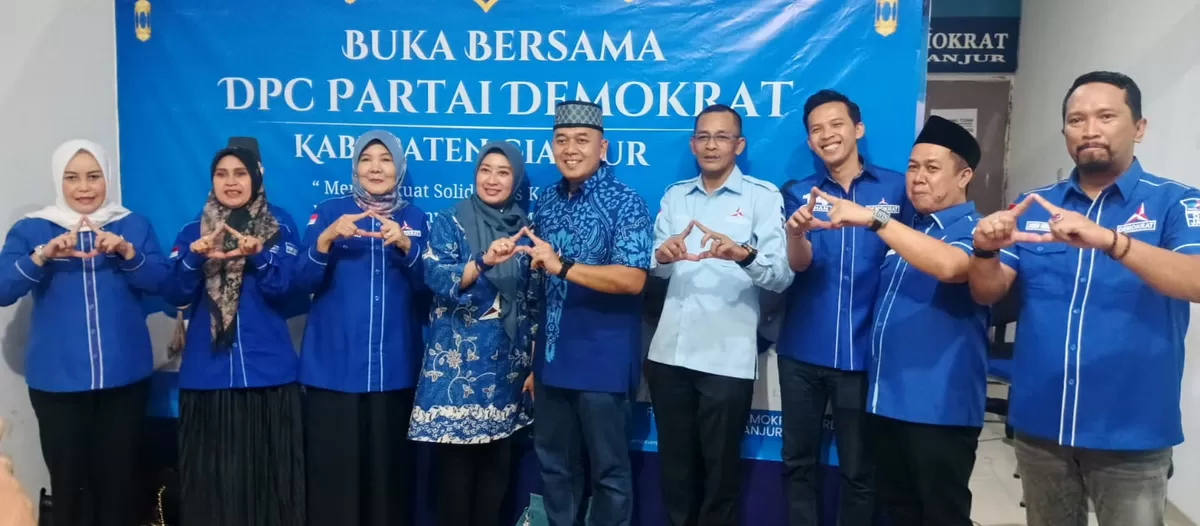 Wasekjen DPP Demokrat Agus Jovan Latuconsina perkuat solidaritas kader di Cianjur. (FOTO: Ist)