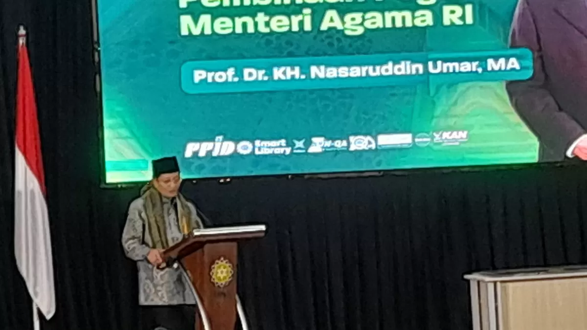 Menteri Agama RI, Prof. Dr. KH. Nasaruddin Umar, M.A.  (Ist)