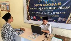Gelar Munaqasah Tahfiz, SMK Dwija Bhakti 2 Jombang Uji Hafalan Siswa sebagai Syarat Kenaikan Kelas