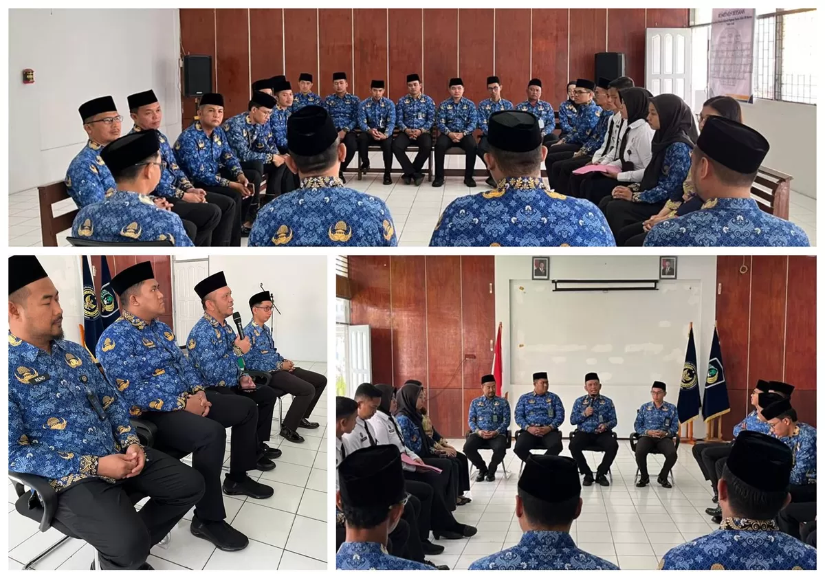 Karutan Rantau Saat Sampaikan Pengarahan kepada Jajaran