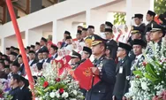 Kapolres Cianjur Bacakan Pembukaan UUD 1945 Saat Upacara Kemerdekaan