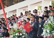 Kapolres Cianjur Bacakan Pembukaan UUD 1945 Saat Upacara Kemerdekaan