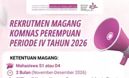 Komnas Perempuan Buka Rekrutmen Magang Periode IV 2026, Simak Ketentuan dan Link Pendaftarannya