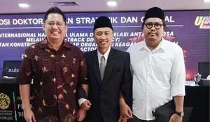 Ketua PCNU Depok Raih Gelar Doktor di UI, PSI : NU Punya Peran Strategis Kolaborasi Semua Elemen