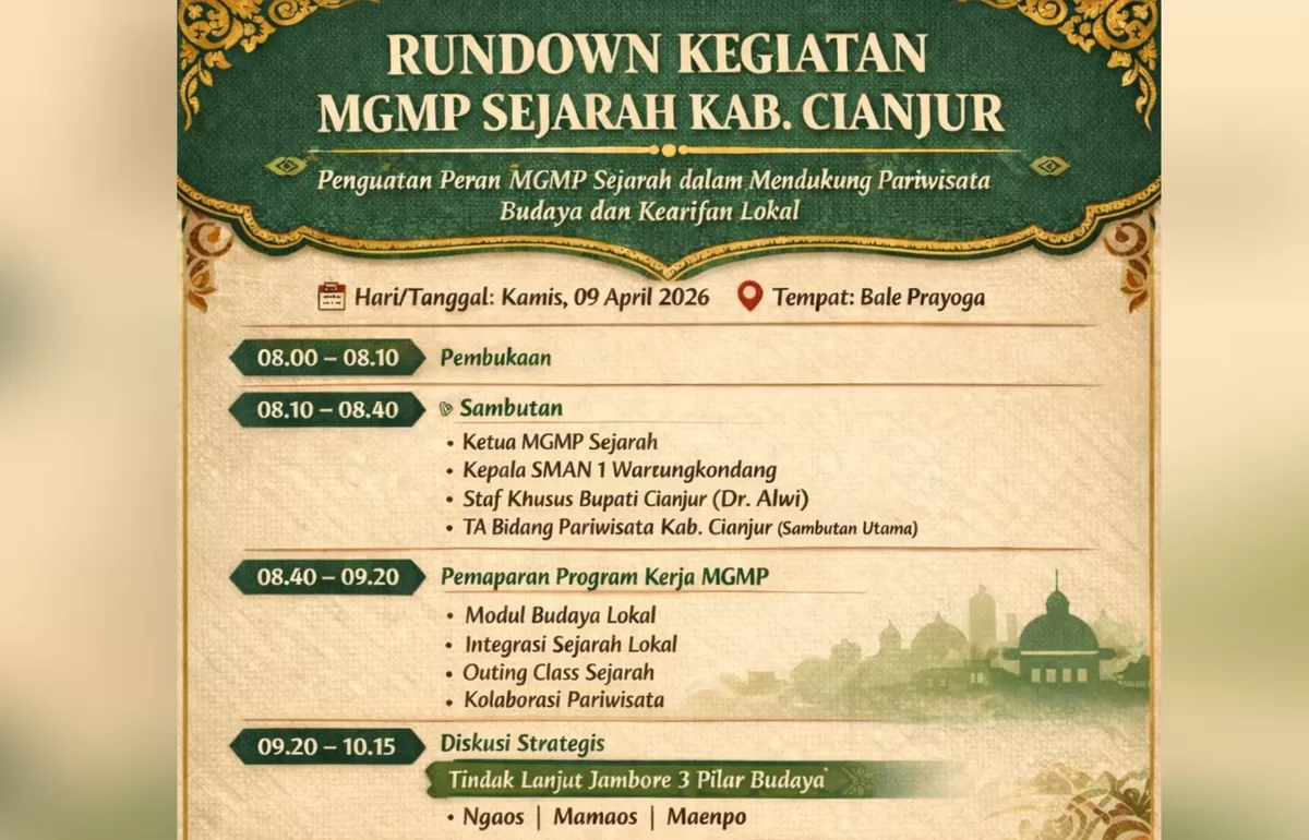MGMP Sejarah Cianjur. (FOTO: Ist)