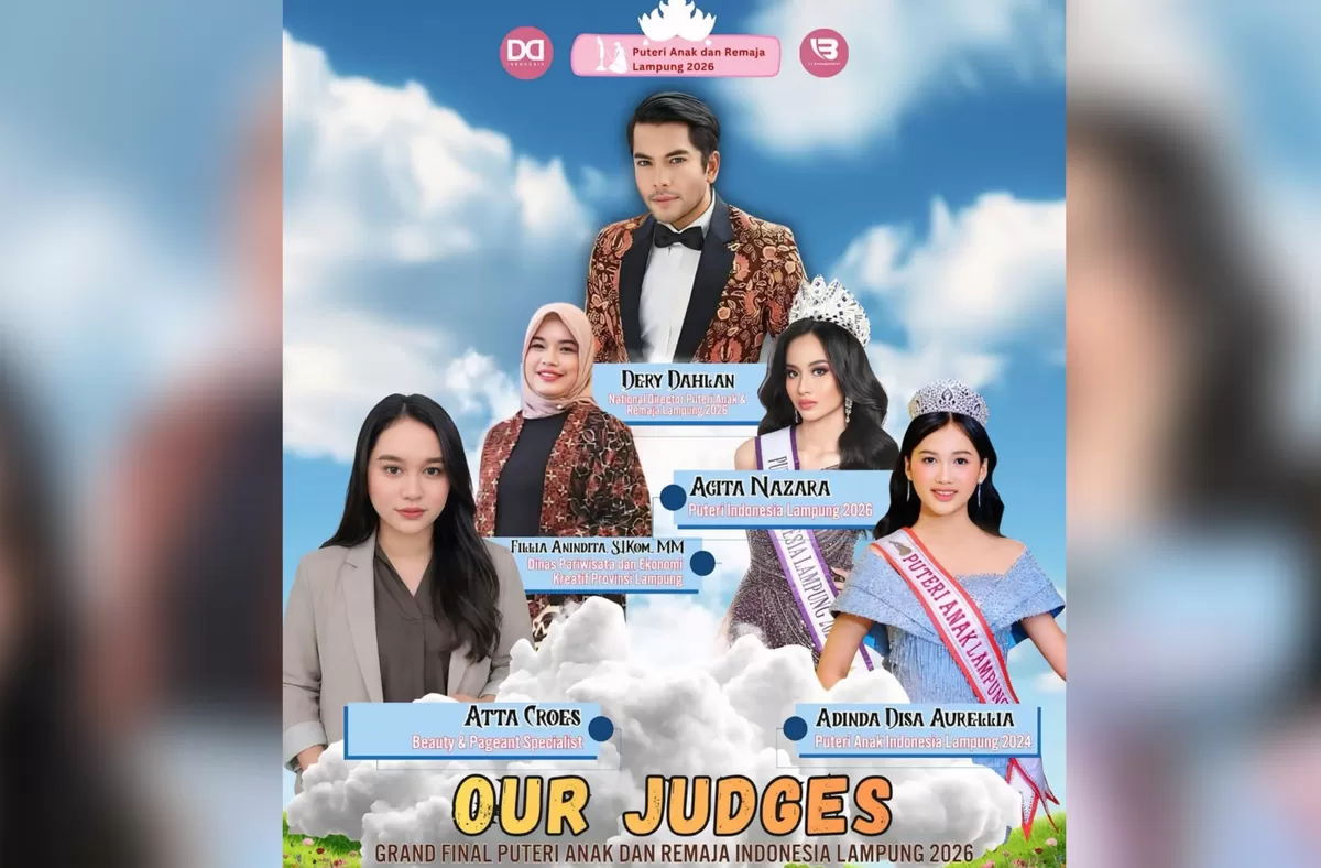 Juri Grand Final Puteri Anak dan Remaja Lampung 2026. (FOTO: Ist)