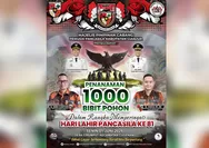 Peringati Hari Lahir Pancasila, Pemuda Pancasila Cianjur Tanam 1.000 Bibit Pohon di Cugenang