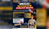 Polres Cianjur Tertibkan Knalpot Brong demi Kenyamanan Publik