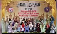 Pererat Silaturahmi, Warga RT 002 Perum Pepabri Gunteng Gelar Halalbihalal