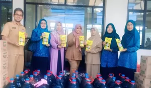 Kelurahan Serua Kumpulkan Mijel 492 liter, Hasilkan 164 Migor Bersih