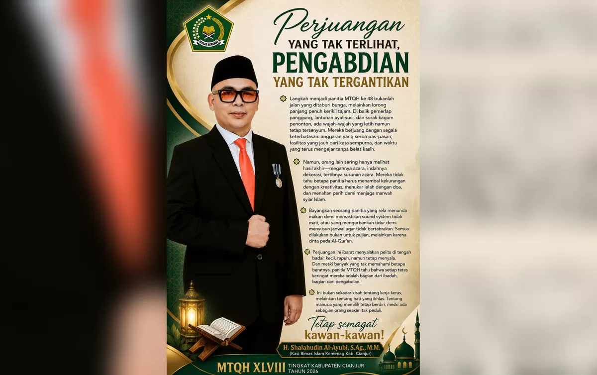Kepala Seksi Bimbingan Masyarakat Islam Kementerian Agama Kabupaten Cianjur H Shalahudin Al-Ayubi. (FOTO: Ist)