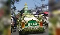 Tampilkan Mobil Hias Masjid Agung, BKAD Cianjur Meriahkan Karnaval Budaya