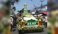 Tampilkan Mobil Hias Masjid Agung, BKAD Cianjur Meriahkan Karnaval Budaya
