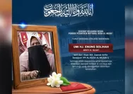 Innalillahi, Hj Enung Solihah Sesepuh Ponpes Al Musri Cianjur Wafat
