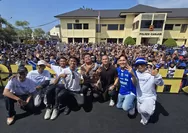 Kepulangan Kakang Rudianto dan Robi Darwis Picu Lautan Bobotoh di Cianjur, Kapolres Pimpin Pengawalan