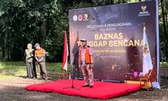 Pengukuhan Relawan Baznas di Gunung Puntang Perkuat Mitigasi Bencana