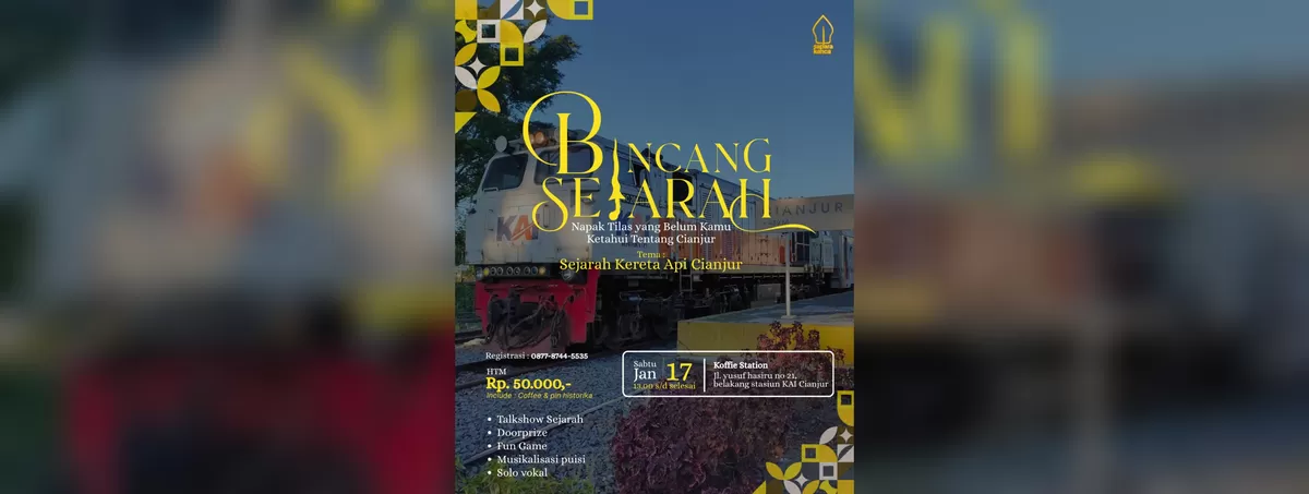 Disduki akhir pekan "Mengulik Jejak Rel Tua di Cianjur"