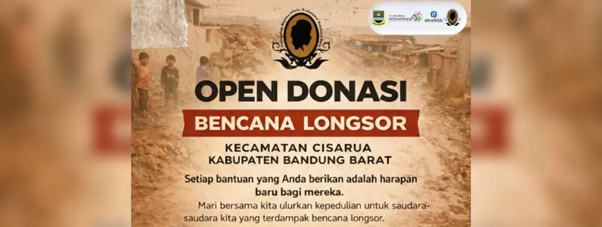 Longsor Cisarua, Mojang Jajaka KBB menggalang donasi