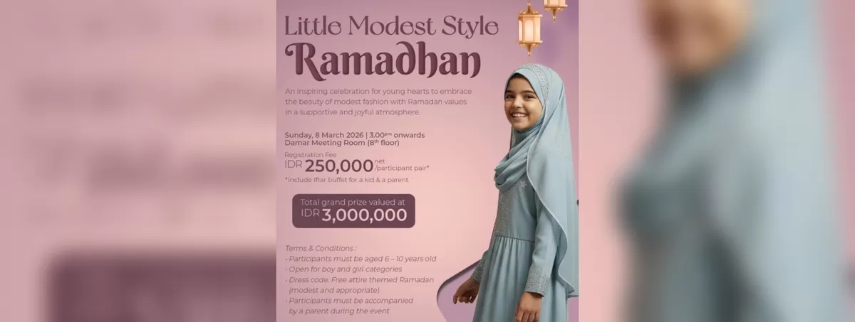 Grand Aston Puncak menggelar Little Modest Style Ramadhan. (FOTO: Instagram @grandastonpuncak)