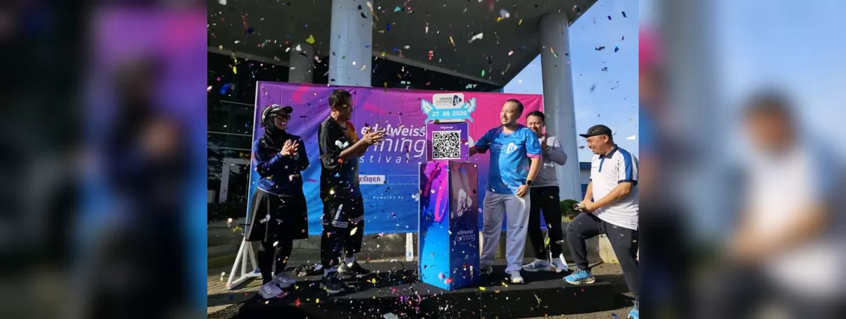Foto: Persiapan gelaran Edelweiss Running Festival 2026 di Cianjur. (FOTO: Istimewa)