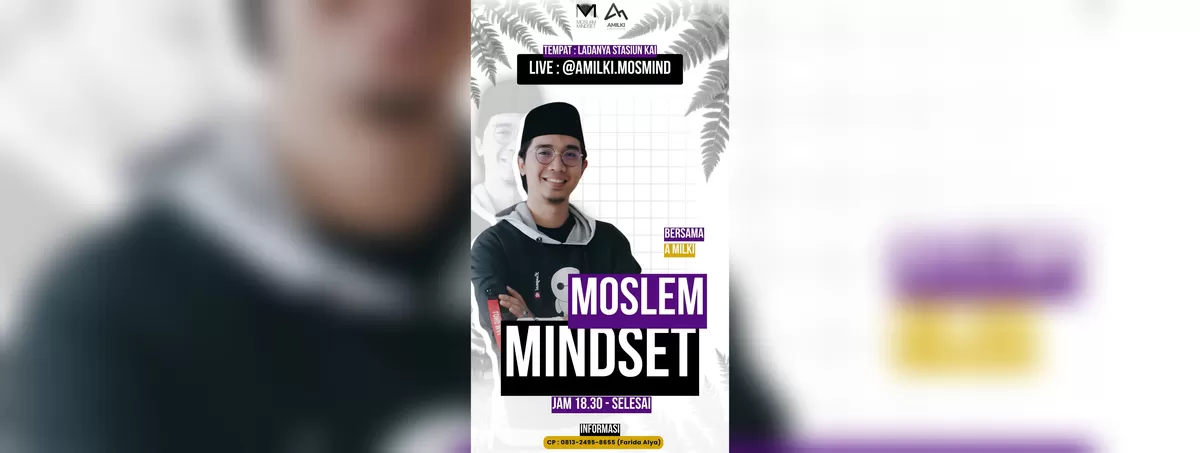 A Milki menggelar diskusi Moslem Mindset di Ladanya Stasiun KAI. (FOTO: Ist)