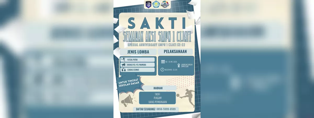 SMPN 1 Cijati Cianjur menggelar Kompetisi SAKTI. (FOTO: Ist)