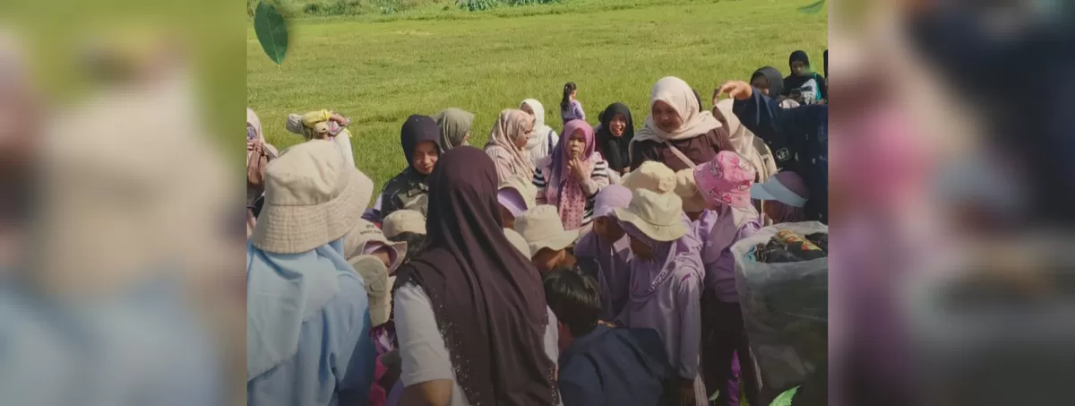  Duta Lingkungan Jabar menggelar aksi kelola sampah (Ist)