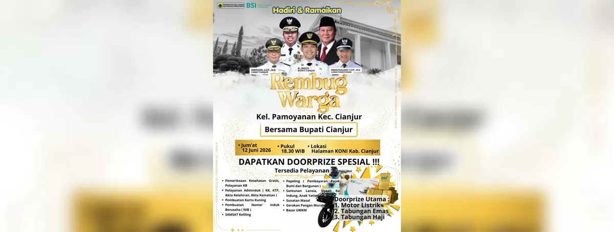Kelurahan Pamoyanan gelar rembug warga bersama Bupati Cianjur (Ist)