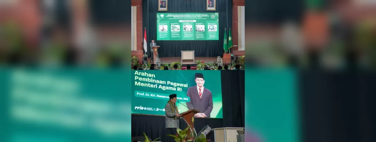 Pidato Menag di UIN Bandung. (FOTO: Ist)