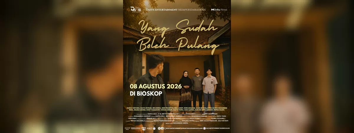 Sineas Cianjur rilis poster film "Yang Sudah Boleh Pulang". (FOTO: Ist)