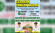 Stabilisasi Harga Ramadan, Pemkab Cianjur Gelar Gerakan Pangan Murah di Alun-Alun