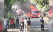 Rem Overheat Picu Kebakaran Truk Tangki Pertalite Pertamina di Cianjur