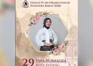 Ajang Putri Hijabfluencer Sumbar 2026 Dimulai, Finalis Asal Kota Padang Vina Nurhaliza Galang Dukungan Publik