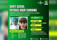 Bakti Sosial Operasi Bibir Sumbing Gratis di Cianjur