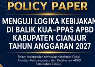 KUA-PPAS Cianjur 2027 Dinilai Belum Tangguh, Rencana Utang Rp 150 Miliar Disorot