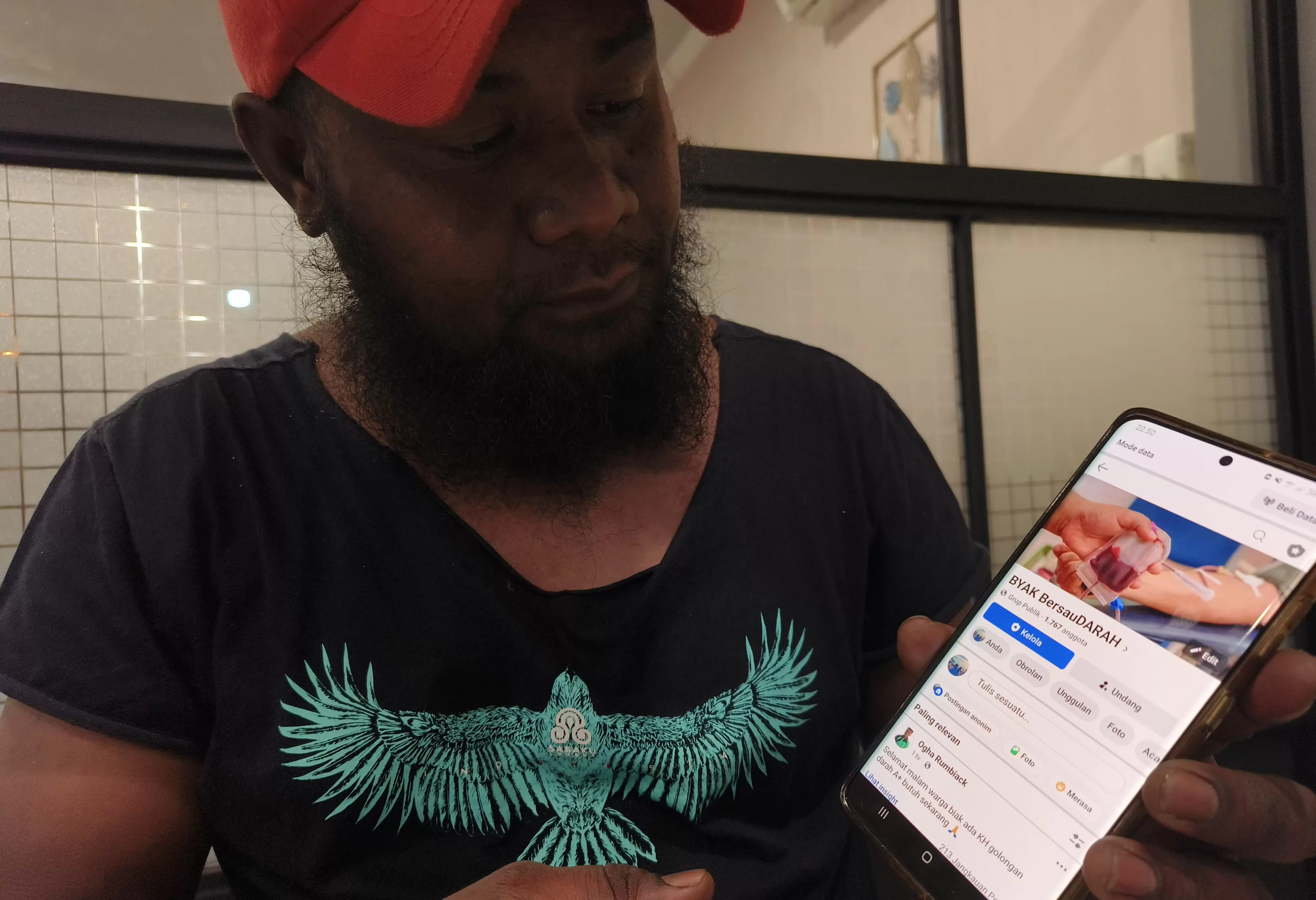 Sosok Wolter Mendel, Inisiator Byak BersauDARAH: Gerakan Kecil atasi Krisis Darah di Biak Numfor (CENDERAWASIH POS/ISMAIL)