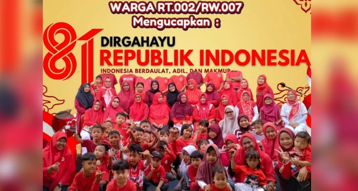Kemeriahan warga RT 002 RW 007 Perum Pepabri BTN Bumi Pratama Gunteng saat mengikuti rangkaian perlombaan rakyat dalam rangka memperingati HUT ke-81 Republik Indonesia. (FOTO: Ist)