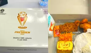 Apa Isi Nasi Kotak Piala Presiden? Viral di Medsos Usai Jurnalis Inggris  Komentari Soal Makanan Indonesia 