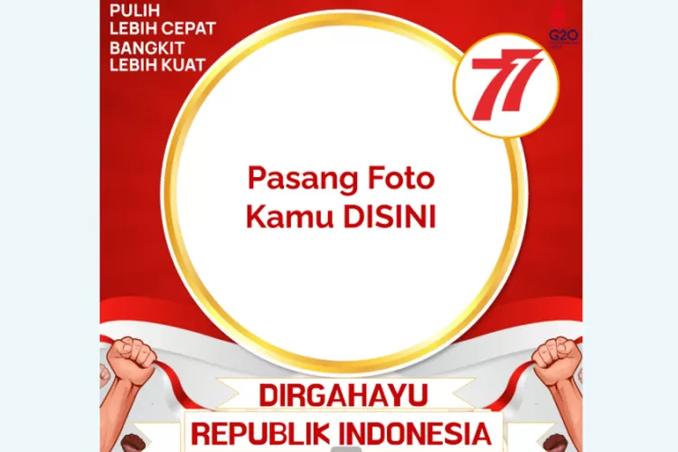 Link Twibbon HUT RI Ke 77 Terbaru Dan Keren, Cocok Dijadikan Foto ...