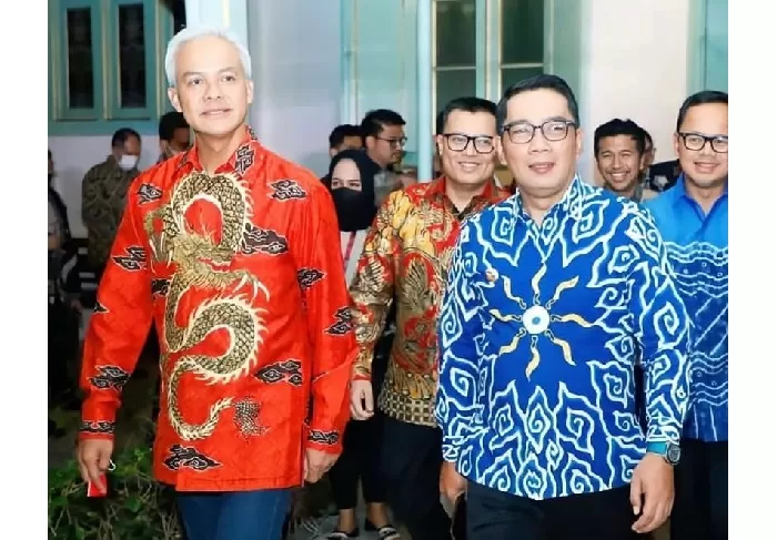 Ganjar Pranowo dan Ridwan Kamil. (Foto: Instagram @ganjarpranowo_fanbase)