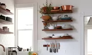6 Ide Hiasan Dinding Dapur Minimalis Elegan, Padupadan Rak Fungsional dengan Warna Netral yang Nyaman